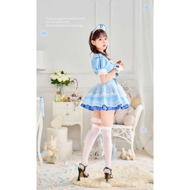 【佐藤ノア着用】ラブキュアブルーベリーナース《ホワイトデーコスプレ7点セット》【… | Malymoon  | 詳細画像7 