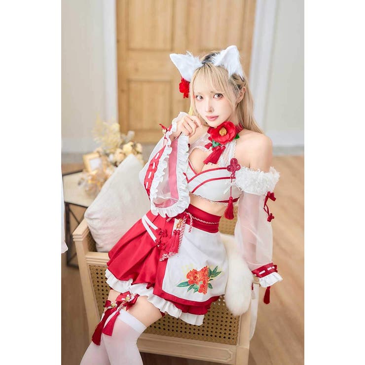 カメリアシアー狐巫女《オリジナルコスプレ9点セット》【Malymoon マリーム… | Malymoon  | 詳細画像5 