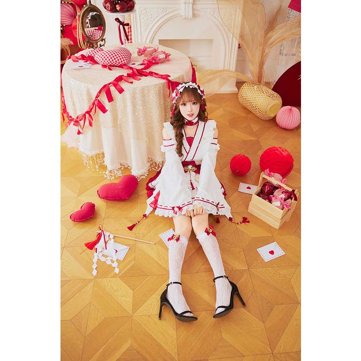 malymoonホワイトフリリー巫女ドール ホワイトフリリー巫女ドール[品番：MYMT0001116]｜Malymoon （マリー