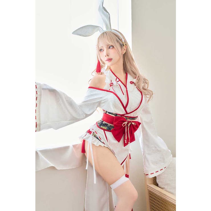 ロングスリット巫女バニー《オリジナルコスプレ9点セット》【Malymoon マリ… | Malymoon  | 詳細画像2 