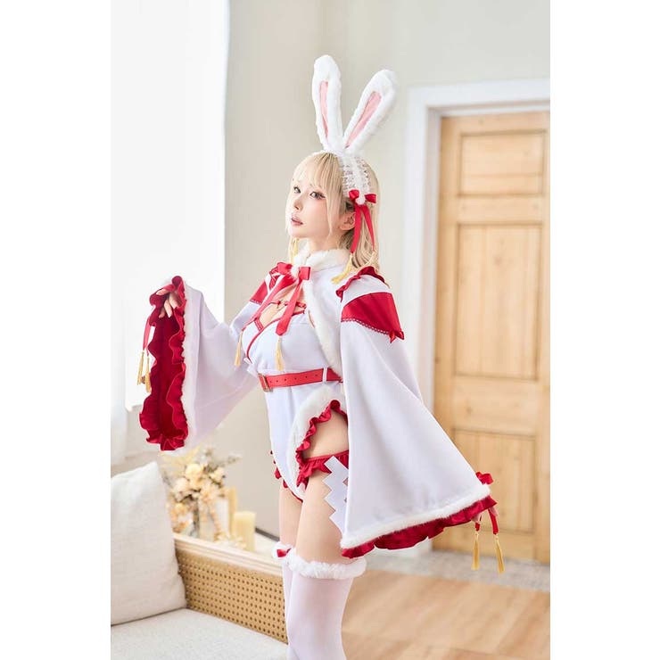 ハイシェイプセクシー巫女バニー《オリジナルコスプレ9点セット