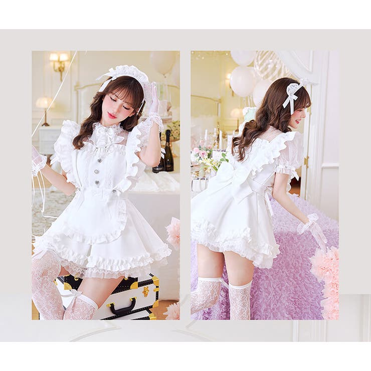 ホワイトブーケマリアージュメイド《オリジナルコスプレ8点セット》【Malymoo… | Malymoon  | 詳細画像5 