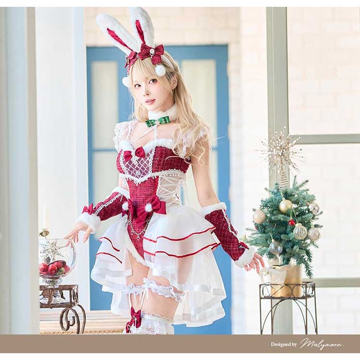 ベルチュールツイードノエルバニー[品番：MYMT0001075]｜Malymoon