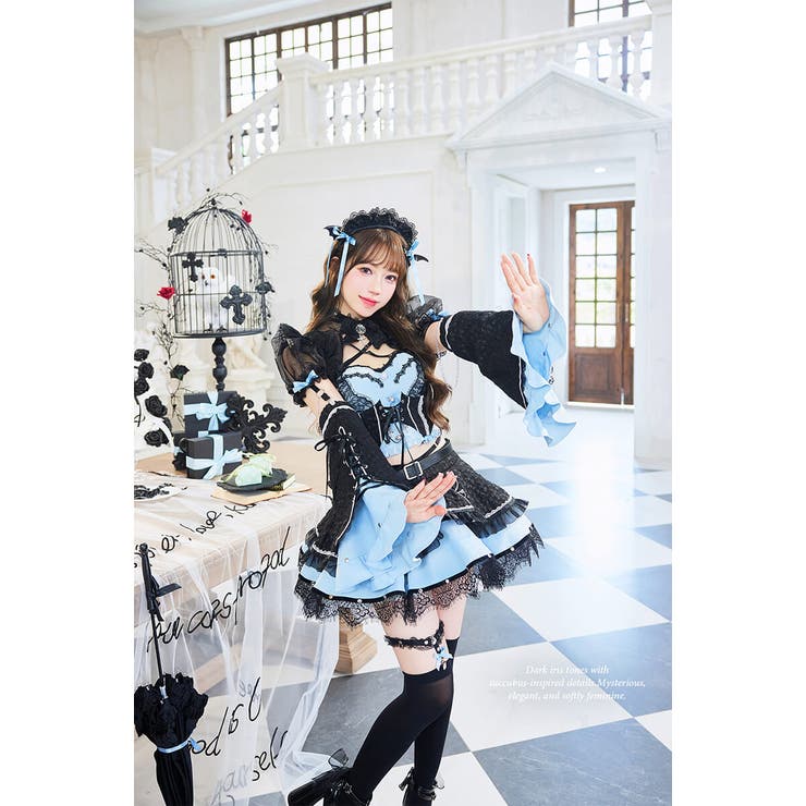 ダークアイリスサキュバスメイド 《ハロウィンコスプレ12点セット》【Malymo… | Malymoon  | 詳細画像8 