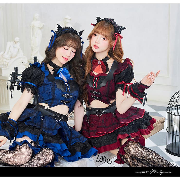 ディープラブサキュバスメイド《ハロウィンコスプレ10点セット》【Malymoon… | Malymoon  | 詳細画像2 