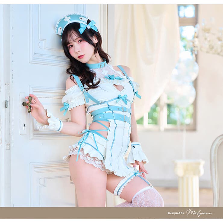 ラブカットフリルレザーナース 《オリジナルコスプレ10点セット》【Malymoo… | Malymoon  | 詳細画像2 