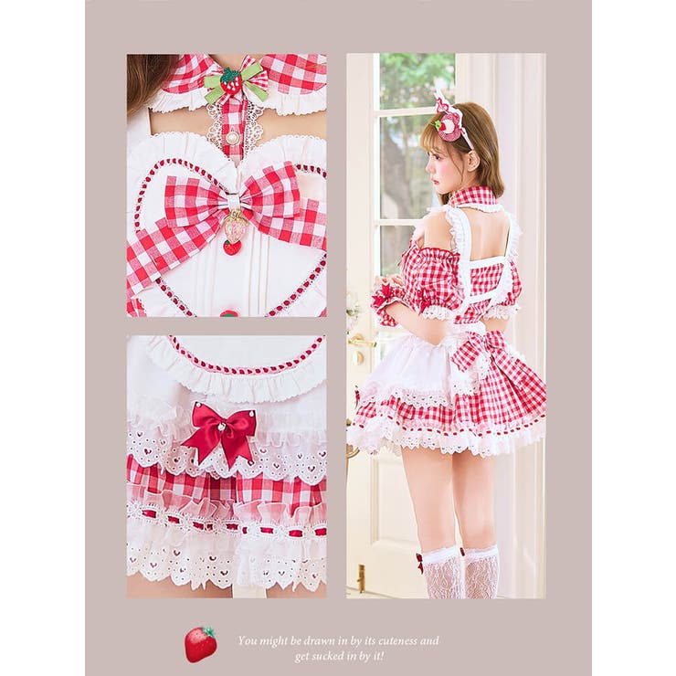 ショートフレーズメイド《オリジナルコスプレ14点セット》【Malymoon マリ… | Malymoon  | 詳細画像5 