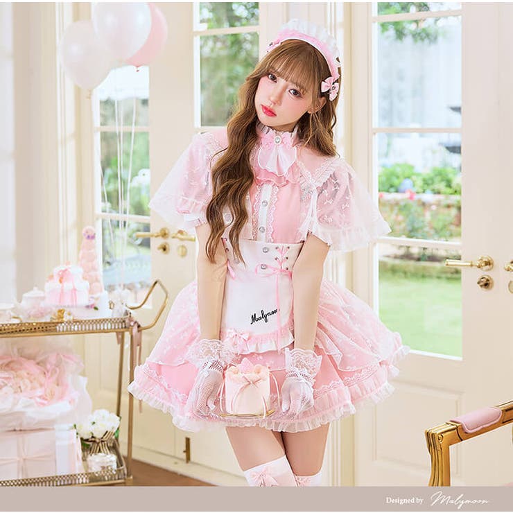 ピンク | フェアリーベールヒロインメイド《ハロウィンコスプレ10点セット》【Malymoo… | Malymoon 