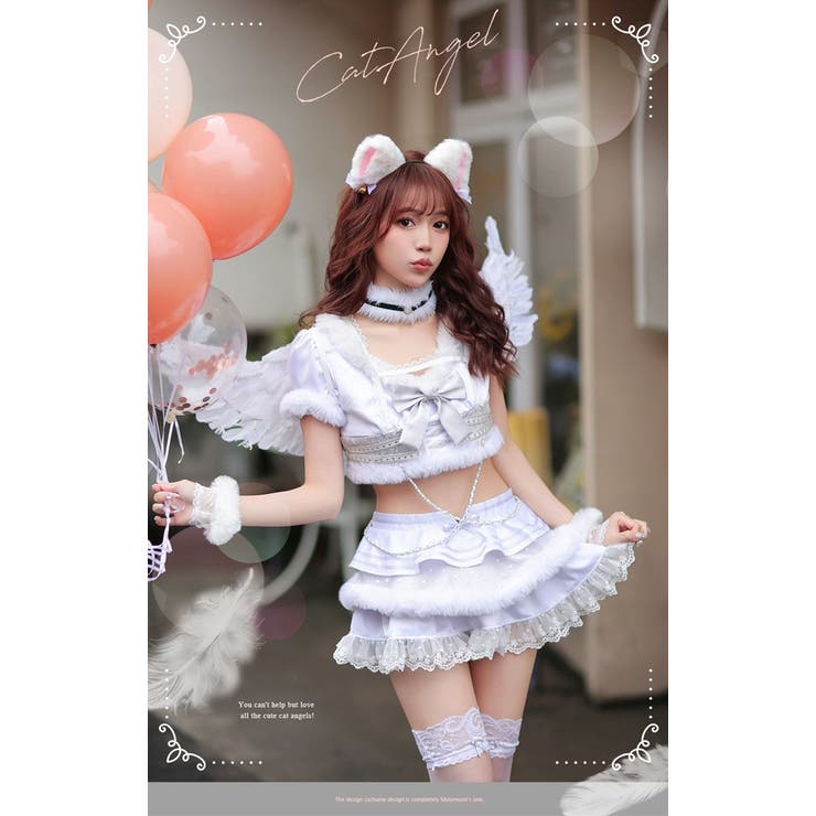 猫耳天使コスチューム[品番：MYMT0000494]｜Malymoon （マリームーン  ）のレディースファッション通販｜SHOPLIST（ショップリスト）