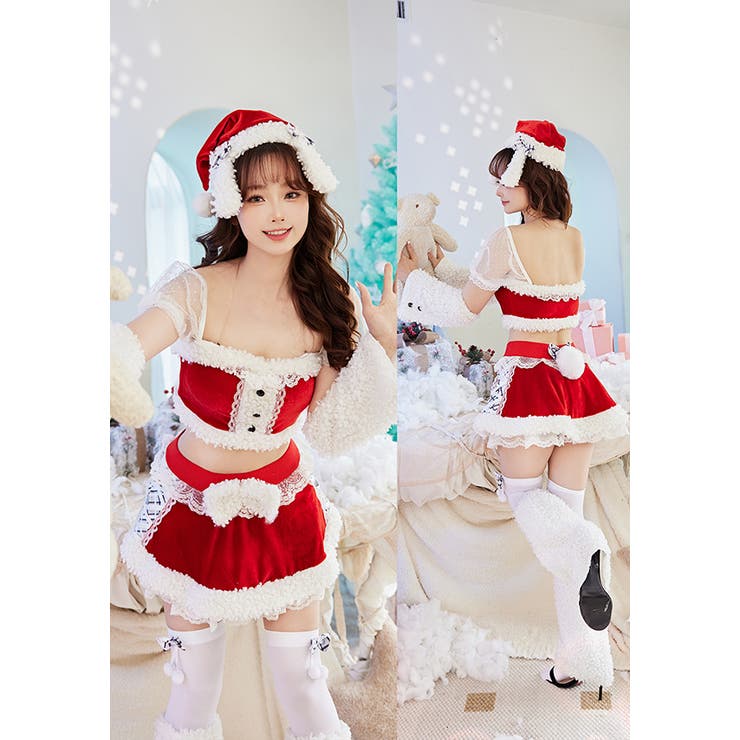 雪うさぎ赤サンタ[品番：MYMT0000553]｜Malymoon （マリームーン ）のレディースファッション通販｜SHOPLIST（ショップリスト）