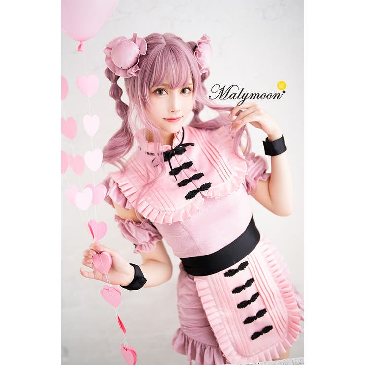 Malymoonマリームーン チョコレートピンクドットメイド