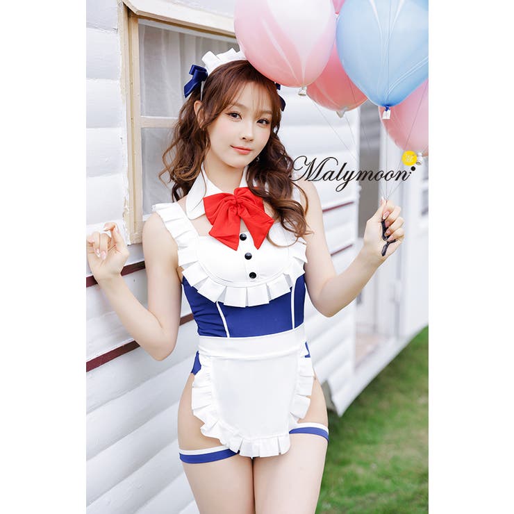 【7/29 20時まで限定値下げ中】Malymoon メイド 水着 7/29 20時まで限定値下げ中】Malymoon メイド 水着
