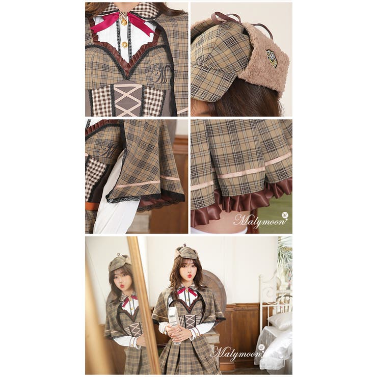 JEWELS - malymoon 探偵　コスプレ　新品未使用 楽天市場】【ハロウィン コスプレ】 Malymoon 探偵コスプレ M