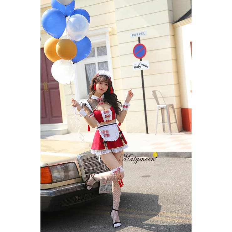 メイド チャイナ チャイナ服[品番：MYMT0000309]｜Malymoon