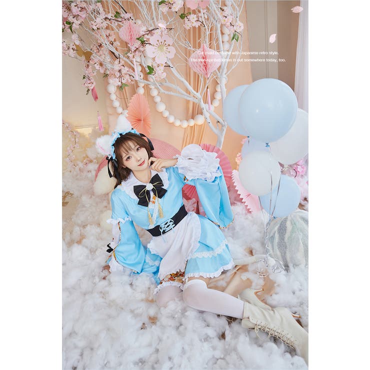 美品】Malymoon マリームーン ロリータシフォンメイド 3点セット
