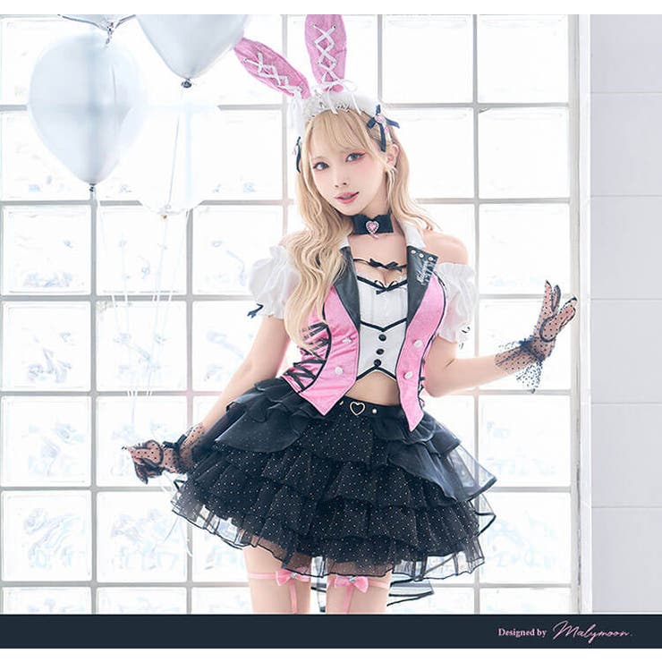 ピンクグリッターバニードレス | Malymoon  | 詳細画像2 