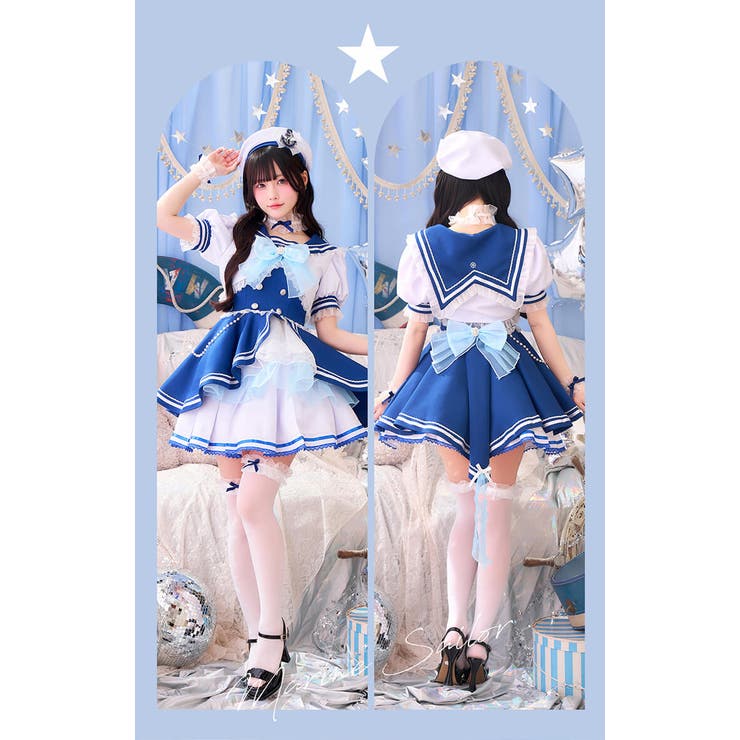 【きゅるりんってしてみて着用】アイドルマリンドレス 《オリジナルコスプレ11 1… | Malymoon  | 詳細画像4 