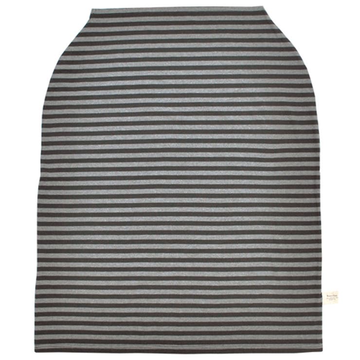 グレー×ブラック | 授乳ケープ ポンチョ型 らくのびマルチケープ | マタニティショップマミールナ 