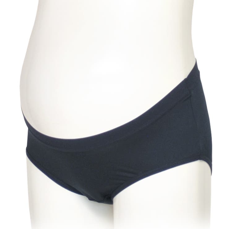 ブラック | マタニティショーツ 抗菌防臭加工 ローライズ | マタニティショップマミールナ 