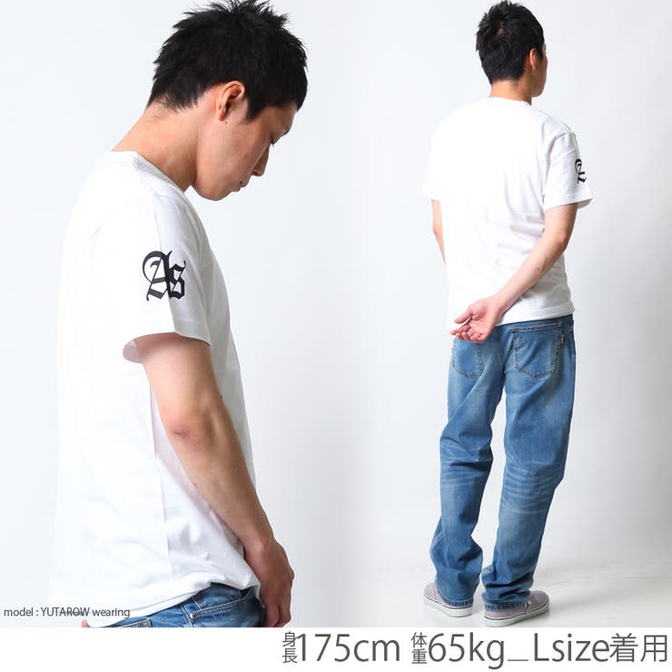 TシャツメンズアスナディスペックASNADISPECエンブレムバックプリント半袖TシャツプリントTシャツメンズカジュアルストリート系MLXLXXL/3045/ストリート系ファッション