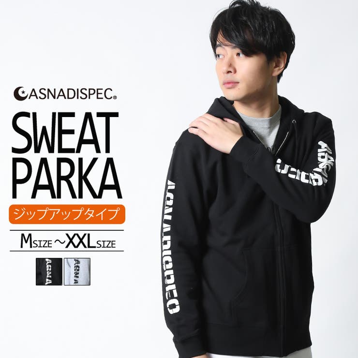 パーカー メンズ ジップアップパーカー | Maqua-store | 詳細画像1 