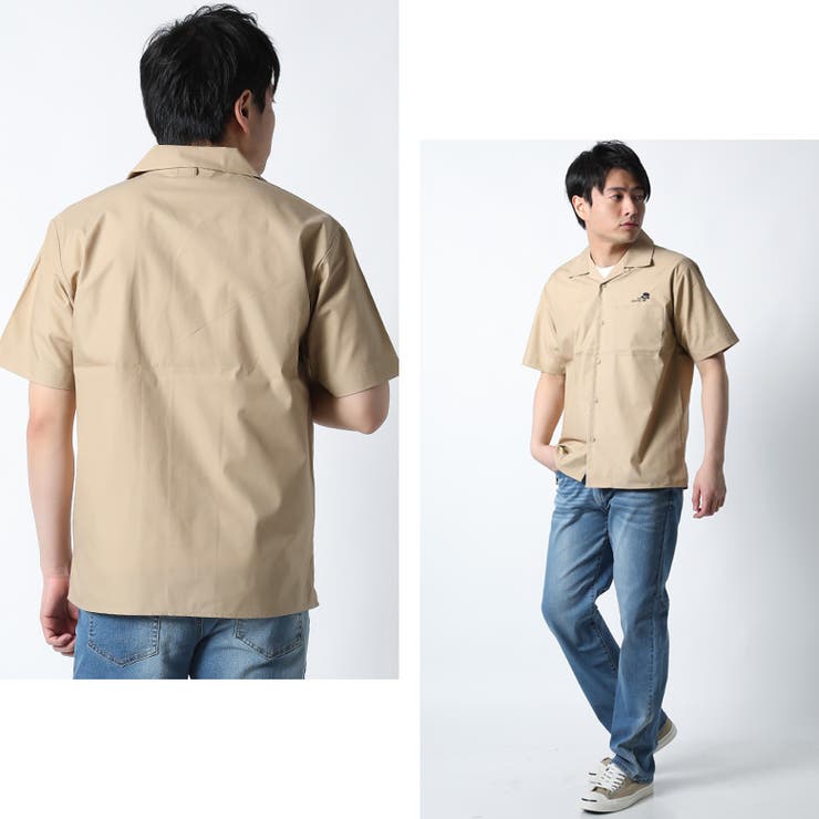 オープンカラーシャツ ワークシャツ 開襟 [品番：QA000002475]｜Maqua-store（マキュアストア）のメンズファッション通販｜SHOPLIST（ショップリスト）
