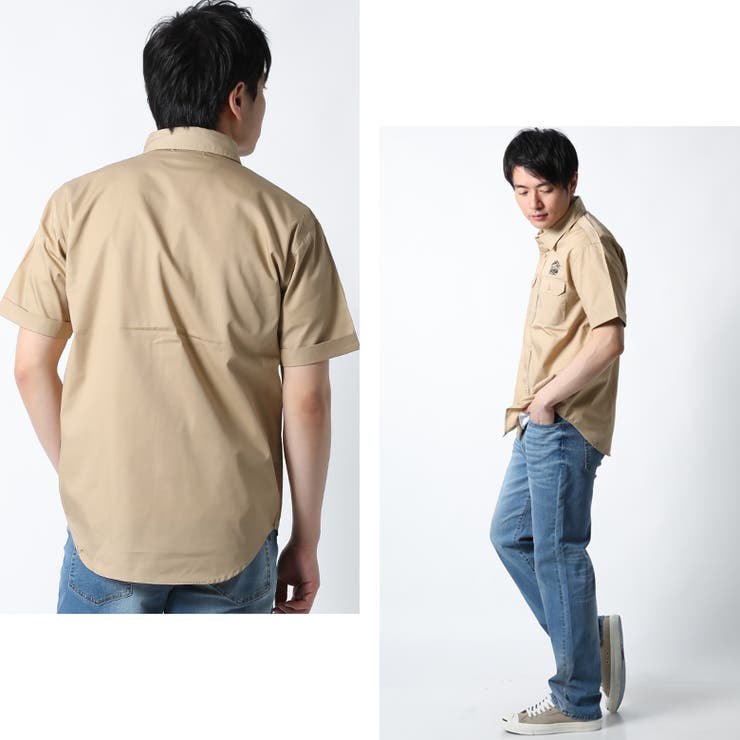 ワークシャツ シャツ メンズ[品番：QA000002476]｜Maqua-store