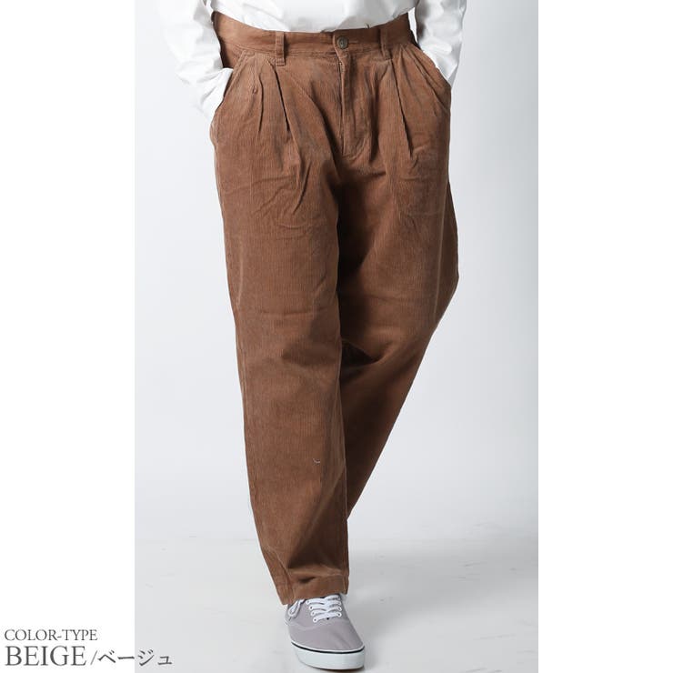 コーデュロイ パンツ ワイドパンツ[品番：QA000002525]｜Maqua-store
