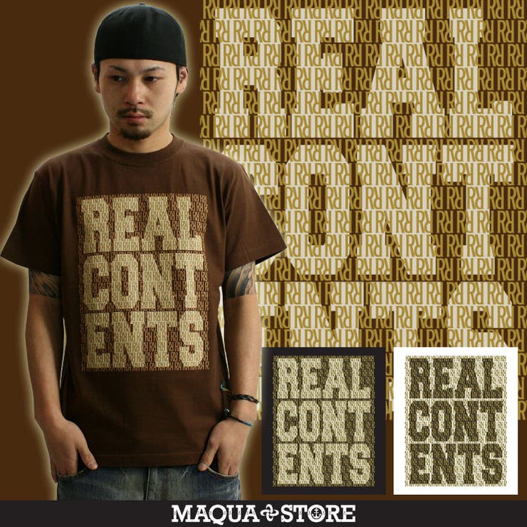 メンズ Tシャツ モノグラム柄 | Maqua-store | 詳細画像1 