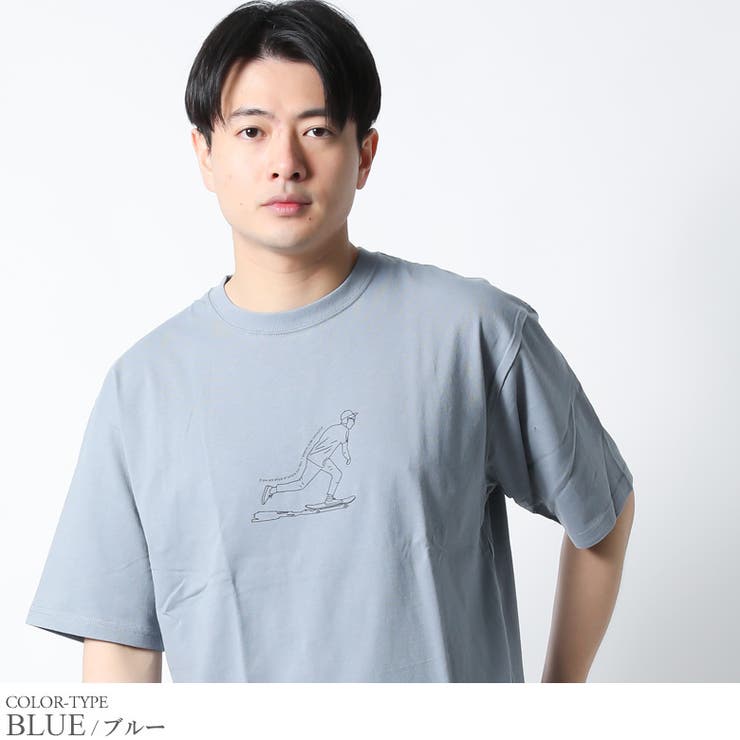 Tシャツ 線デザイン 手書き風[品番：QA000002591]｜Maqua-store