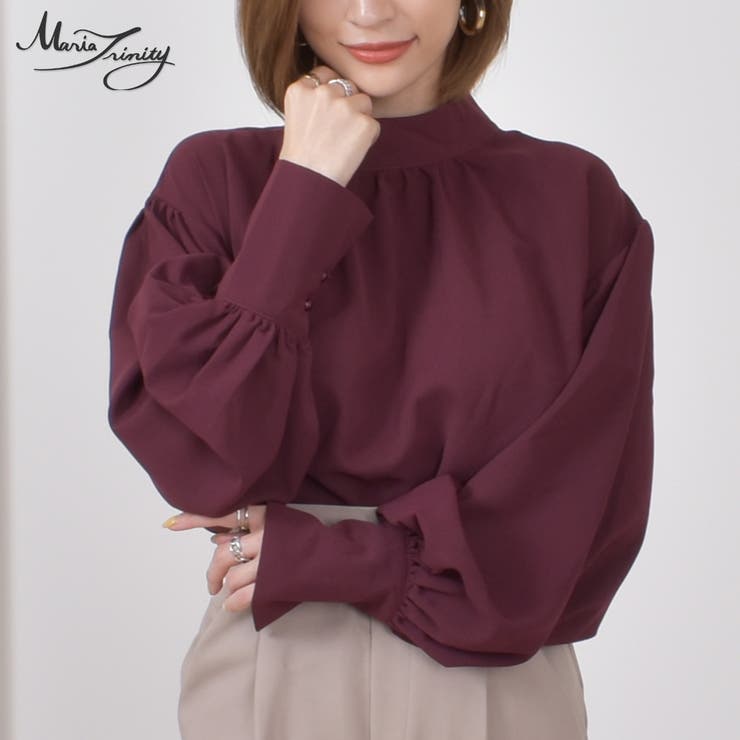 THREE SQUARE×VERYバルーン袖 トップス THREE SQUARE]バルーンコンビブルゾン | KOBUNSHA SELECT SHOP