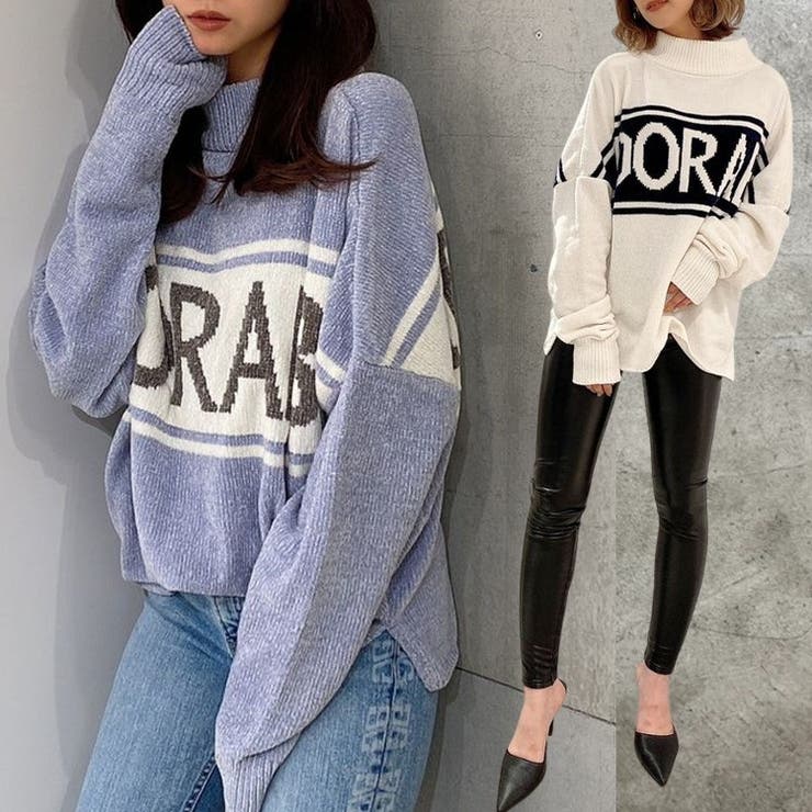 ADORABLEベロアモールニットTOPS[品番：MKSW0049639]｜GYDA