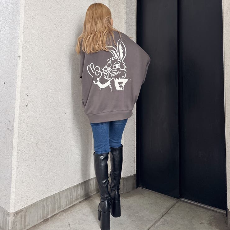 SHOPLISIT限定】OKAY BUNNY スウェットトップス[品番