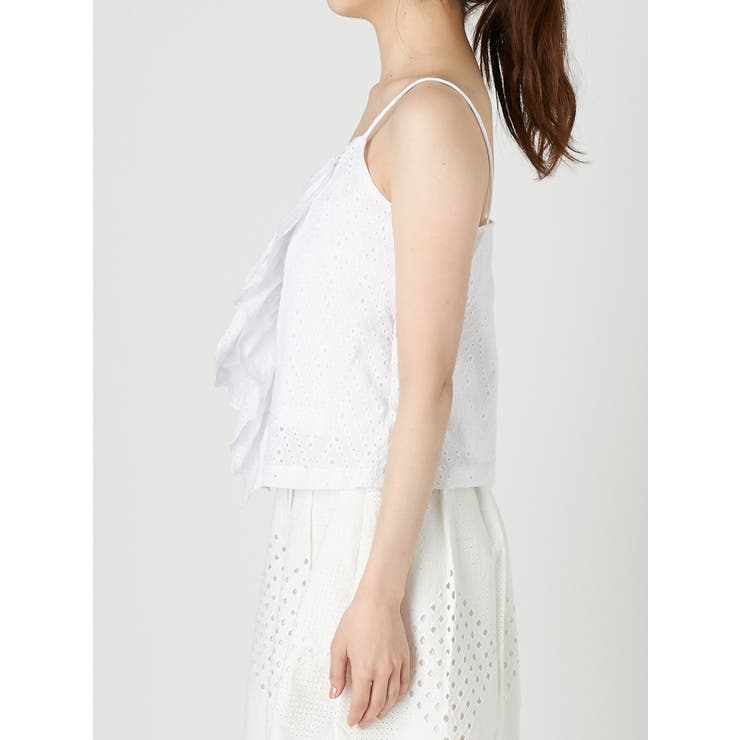 【新品未使用】MERCURYDUO カットワークレースキャミソール 新品未使用】MERCURYDUO カットワークレースキャミソール