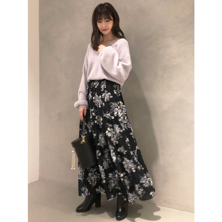 ヴィンテージフラワーティアードスカート | MERCURYDUO | 詳細画像13 