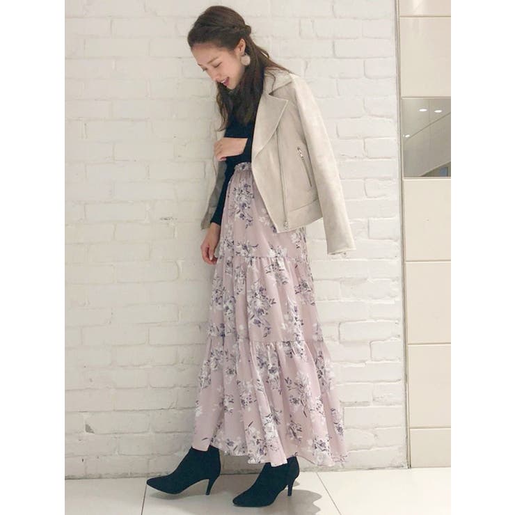 ヴィンテージフラワーティアードスカート | MERCURYDUO | 詳細画像17 