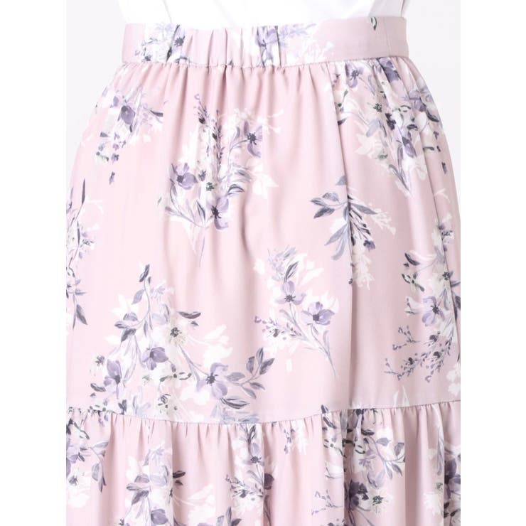 ヴィンテージフラワーティアードスカート | MERCURYDUO | 詳細画像7 