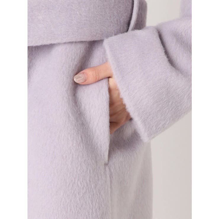 シャギーガウンロングコート[品番：MKSW0011784]｜MERCURYDUO