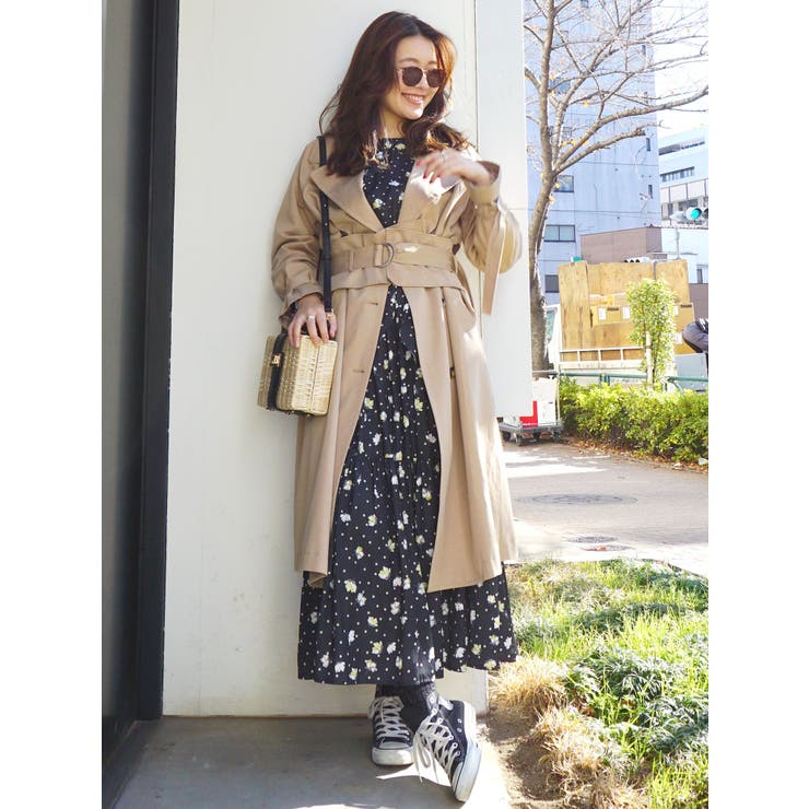 フラワードットヴィンテージワンピース[品番：MKSW0012264