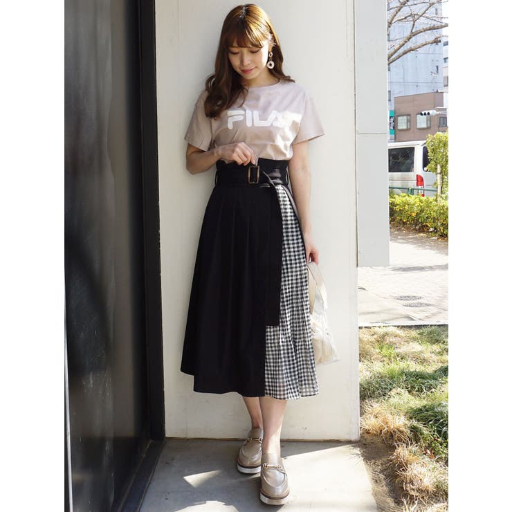 【FILA MERCURYDUO別注】ロゴTシャツ | MERCURYDUO | 詳細画像14 