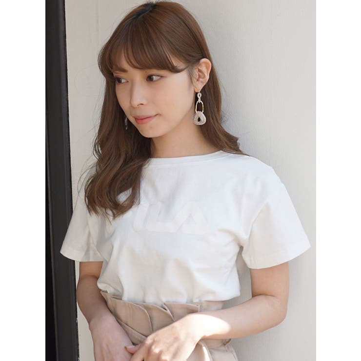 【FILA MERCURYDUO別注】ロゴTシャツ | MERCURYDUO | 詳細画像1 