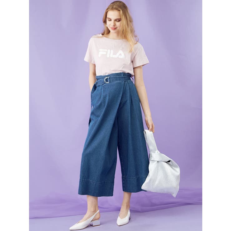 【FILA MERCURYDUO別注】ロゴTシャツ | MERCURYDUO | 詳細画像3 