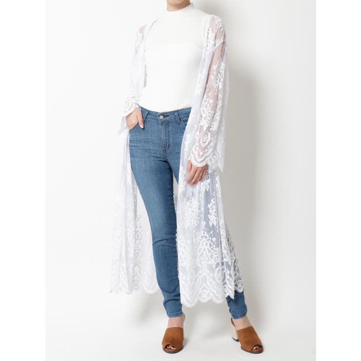 チュール刺繍ギャザーガウン/レース/ワンピース[品番：MKSW0012328]｜MERCURYDUO（マーキュリーデュオ）のレディースファッション通販｜SHOPLIST（ショップリスト）