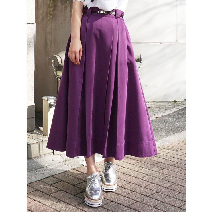 Dickies】別注 タックフレアスカート/ロング[品番：MKSW0012350