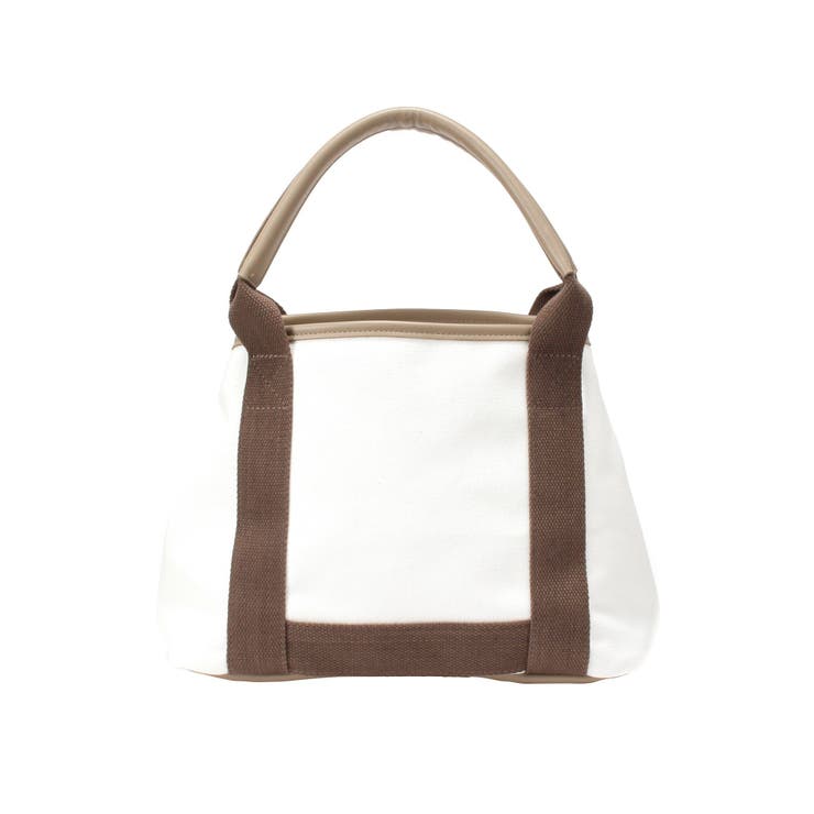 バイカラーキャンバスミニトートバッグ[品番：MKSW0013334  