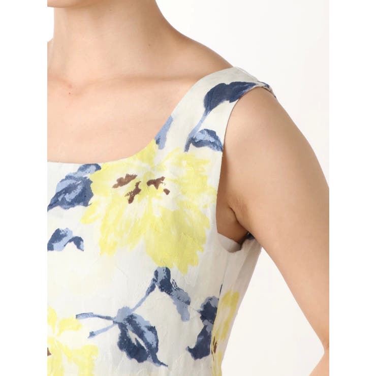 フラワーコットンジャガードマキシワンピース | MERCURYDUO | 詳細画像7 