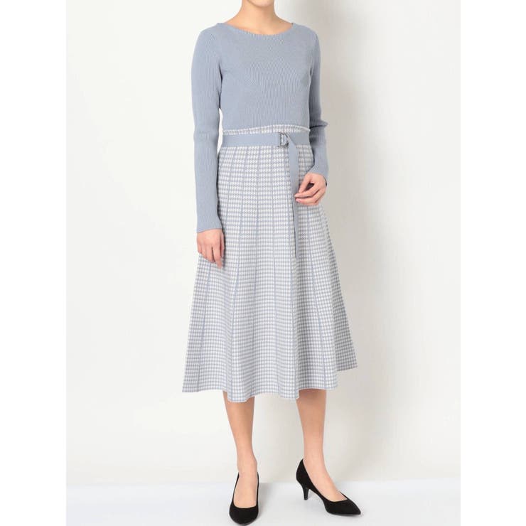 最新コレックション Mercuryduo マーキュリーデュオ ジャガードフレアニットワンピース サイズ Free ワンピース ブランド古着バズストア プライスダウン30 Off Danayaar Ir