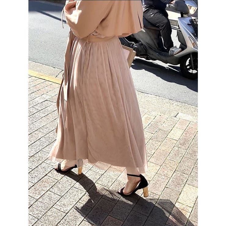 MERCURYDUO チュールドッキングトレンチコート S チュールドッキングトレンチコート[品番：MKSW0027430