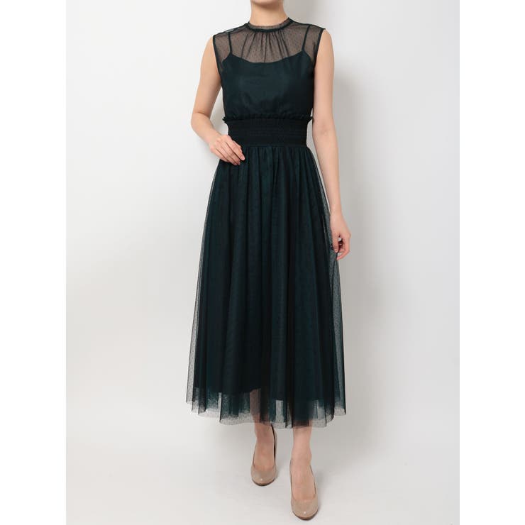 ドットチュールスモッキングワンピース 品番 Mksw Mercuryduo マーキュリーデュオ のレディースファッション通販 Shoplist ショップリスト