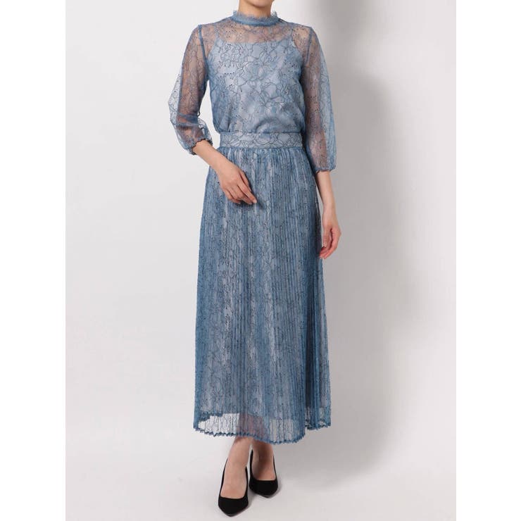 【完売品】cccmalie シーマリー　レースセットアップ　グレー センシュアルレースセットアップ[品番：MKSW0029037